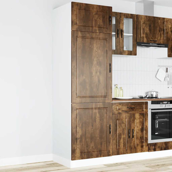 Mueble de cocina Porto de madera contrachapada roble ahumado Mueble de cocina Porto de madera contrachapada roble ahumado D