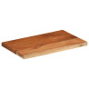 Tablero de mesa rectangular madera maciza acacia 50x40x2.5 cm 2