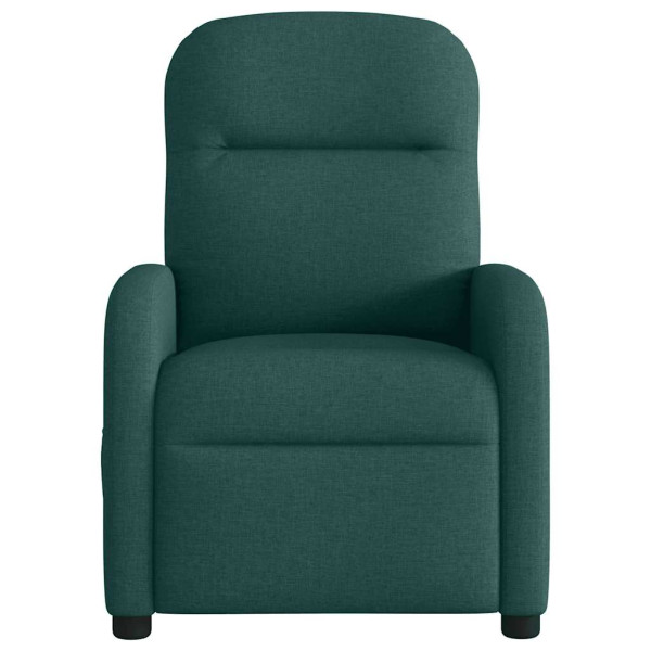 Sillón reclinable eléctrico tela verde oscuro M 5