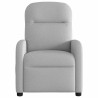 Sillón reclinable de masaje eléctrico tela gris nube 5