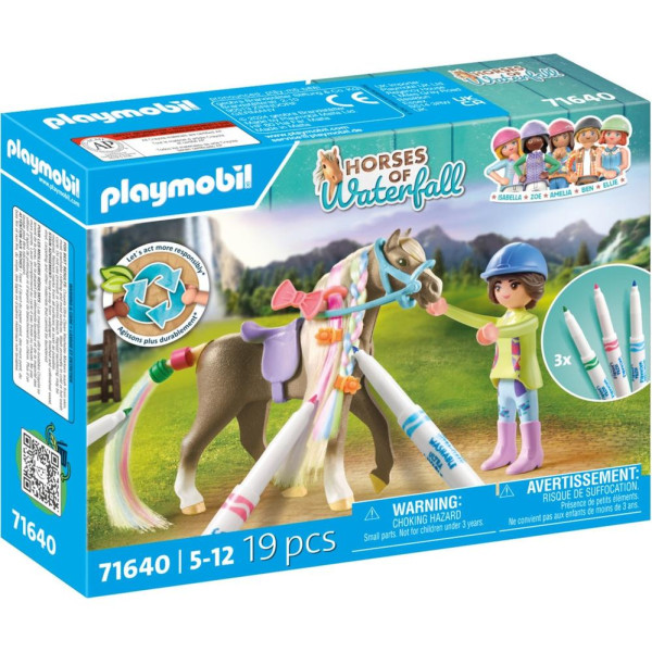 Conjunto para colorir cavalo Playmobil D