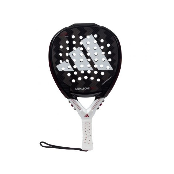 Pala de pádel adidas metalbone hrd+ 2024/ negra y blanca (ale galan) D