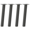 Patas para mesa de centro 4 uds acero antracita 42 cm 2