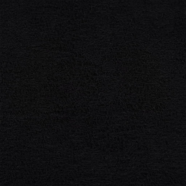 Toallas de sauna 2 uds 100% algodón negro 80x200 cm 360 gsm M 5