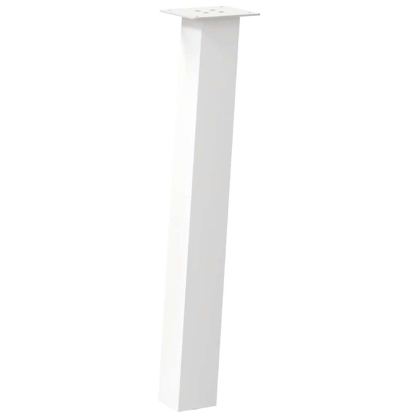 Patas para mesa de centro 4 uds acero blanco 72 cm M 4