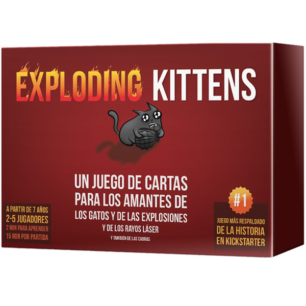 Juego de mesa asmodee exploding kittens pegi 7 D