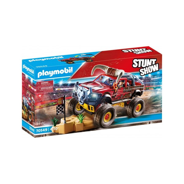 Playmobil stuntshow monster truck horned D