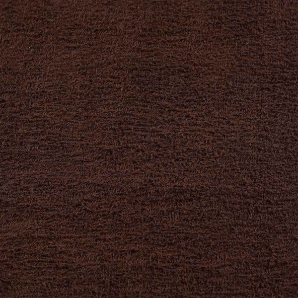 Toallas de ducha 2 uds 100% algodón marrón 70x140 cm 360 gsm M 5