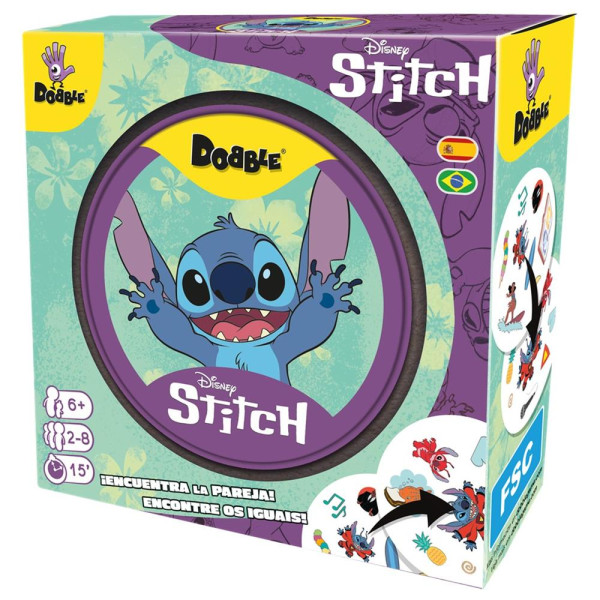 Juego de mesa dobble disney stitch D