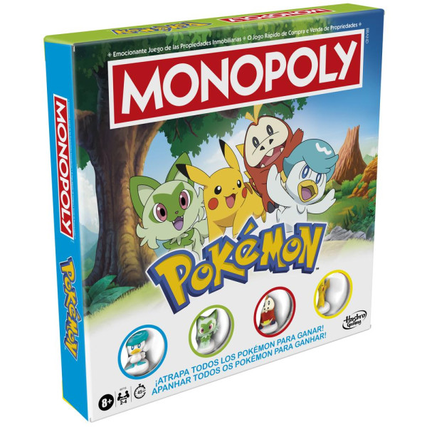 Jogo de tabuleiro Monopoly Pokemon D