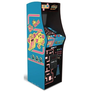 Consola ARCADE1UP Ms. Pac-Man Vs Galaga Deluxe negro D