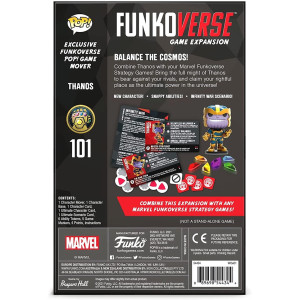 Expansão do jogo de tabuleiro Funkoverse Marvel Edition 101 Thanos Espanhol 57515 H