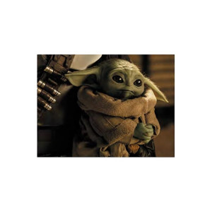 Puzle lenticular prime 3d 500 peças o grogu mandaloriano carregado 500 peças H