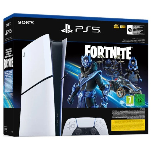 Videoconsola SONY PS5 Slim 1TB Versión Digital Edición Fortnite Bundle blanco D