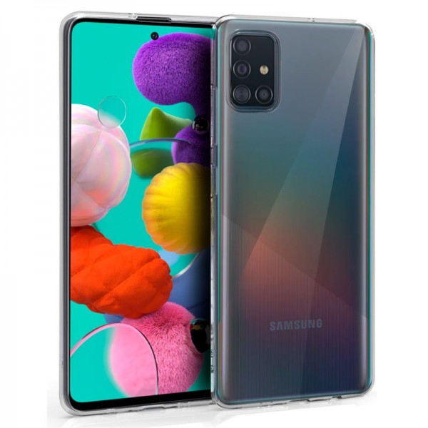 Funda Silicona Samsung A515 Galaxy A51 (Transparente) Funda Silicona Samsung A515 Galaxy A51 (Transparente) D