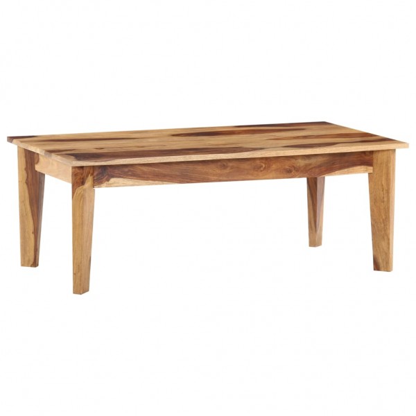 Mesa de centro de madera maciza de sheesham 110x60x40 cm Mesa de centro de madera maciza de sheesham 110x60x40 cm D