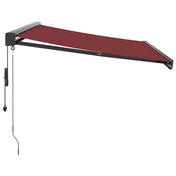 Toldo retráctil automático burdeos 300x250 cm M 4