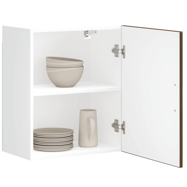 Armario de pared cocina Porto madera ingeniería roble marrón Armario de pared cocina Porto madera ingeniería roble marrón D