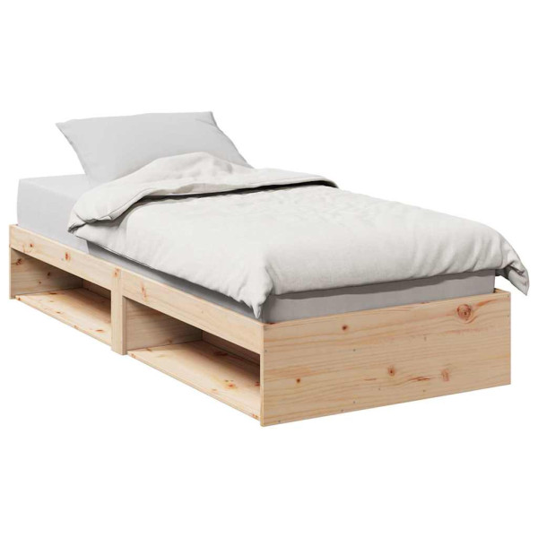 Sofá cama sin colchón madera maciza de pino 90x190 cm Sofá cama sin colchón madera maciza de pino 90x190 cm D