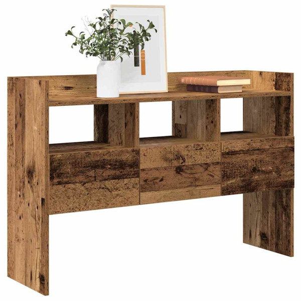 Aparador de madera contrachapada madera vieja 105x30x70 cm D