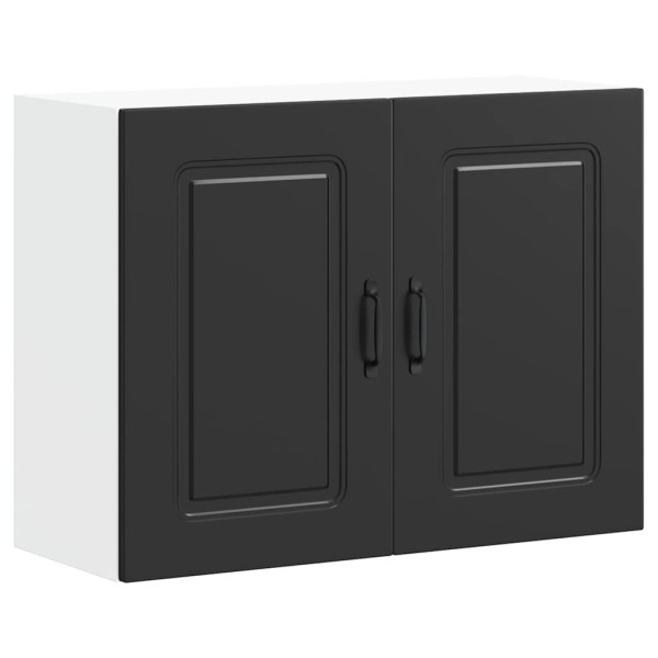 Armario de pared para cocina Kalmar madera de ingeniería negra Armario de pared para cocina Kalmar madera de ingeniería negra D