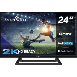 SMART TECH 24" LED HD 24HN01V3CA preto PREMIUM D