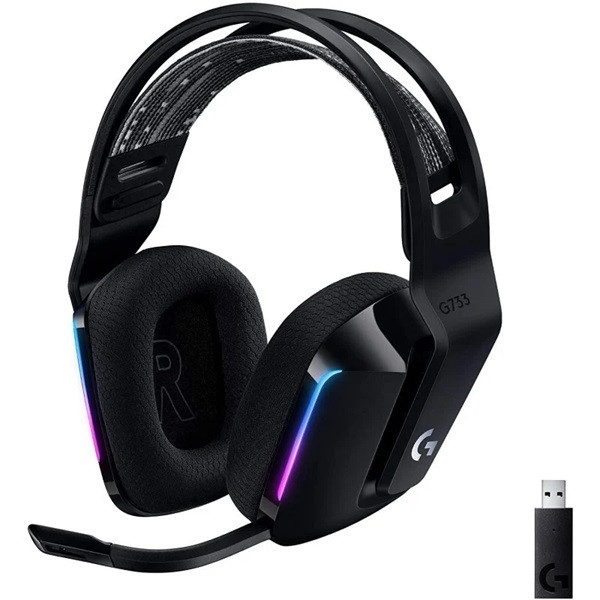 Auriculares Gaming con micrófono Logitech G733 negro D