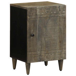 Mueble de baño madera maciza de mango 38x33x58 cm D