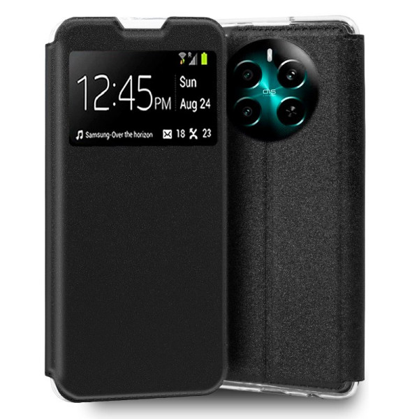 Funda COOL Flip Cover para Realme 12 Plus 5G Liso Negro Funda COOL Flip Cover para Realme 12 Plus 5G Liso Negro D