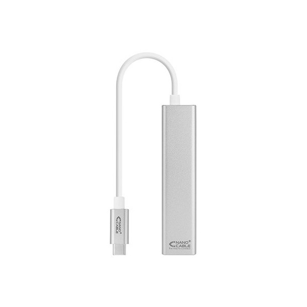 CABLE USB-C A ETHERNET GIGABIT+3XUSB NANOCABLE D
