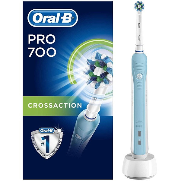 Escova de dentes elétrica Oral-B Pro 700 Floss Action azul D