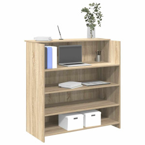 Mostrador de recepción roble sonoma 100x50x103.5 cm D