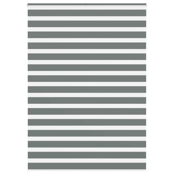 Estor cebra gris oscuro tejido ancho 155.9 cm poliéster D