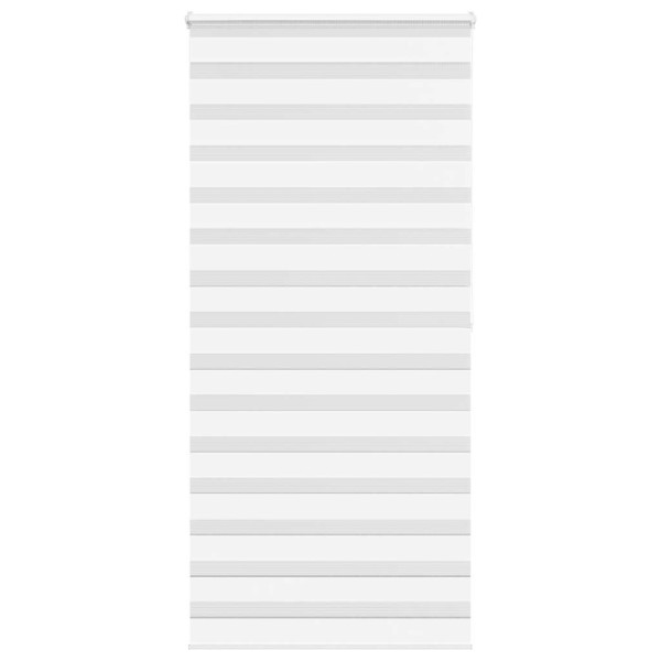 Estor cebra blanco 95x200 cm tejido ancho 90.9 cm poliéster D
