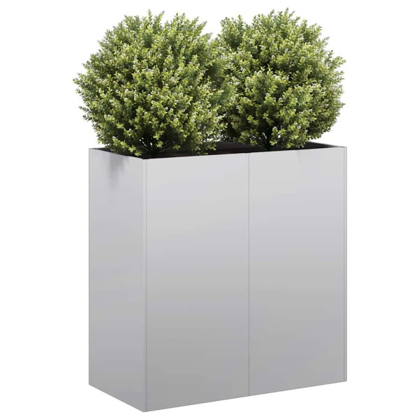 Jardinera 80x40x80 cm de acero galvanizado D