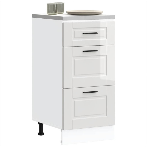 Mueble bajo de cocina Porto alto brillo blanco Mueble bajo de cocina Porto alto brillo blanco D