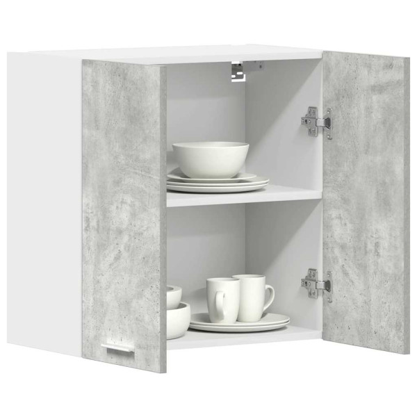 Armario de pared de cocina madera de ingeniería gris hormigón D