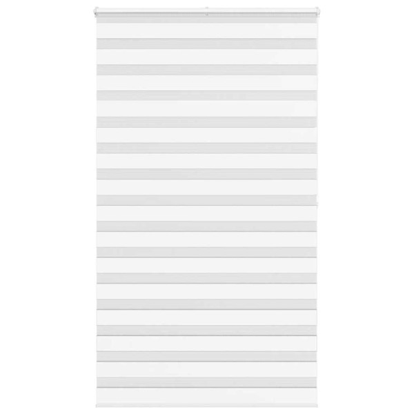 Estor cebra blanco 125x200 cm tejido ancho 120.9 cm poliéster D