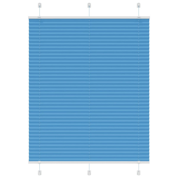 Estor Plisado azul 105x100 cm Tela Ancho 104.4 cm Poliéster D