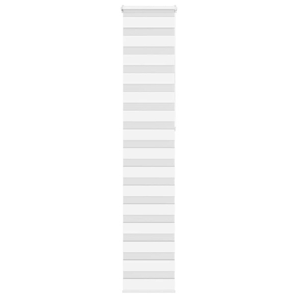 Estor cebra blanco 40x230 cm tejido ancho 35.9 cm poliéster D