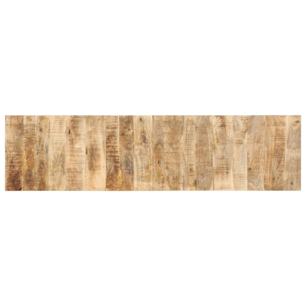 Cabecero de cama 200 cm madera maciza de mango rugoso Cabecero de cama 200 cm madera maciza de mango rugoso D