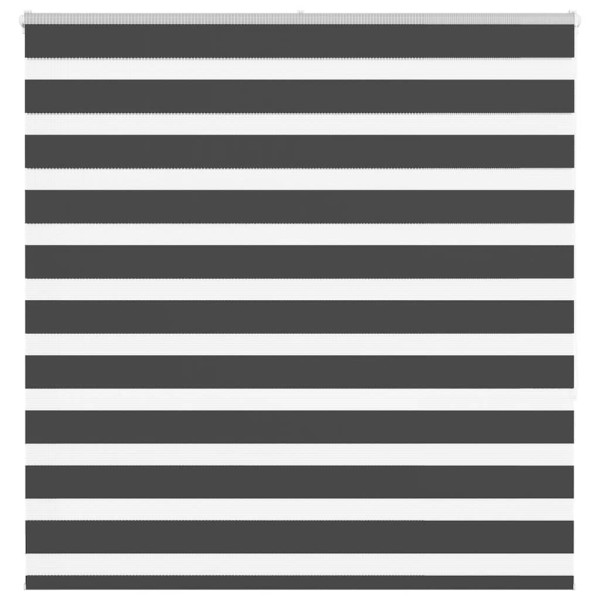 Estor cebra negro 145x150 cm tejido ancho 140.9 cm poliéster D
