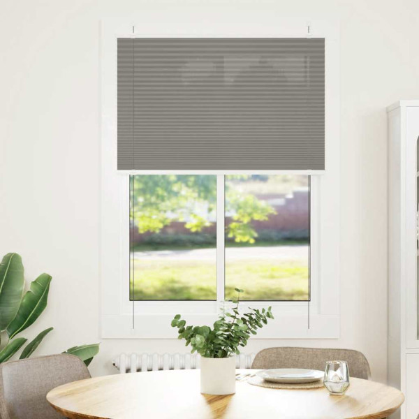 Estor Plisado Antracita 95x100 cm Tela Ancho 94.4 cm Poliéster D