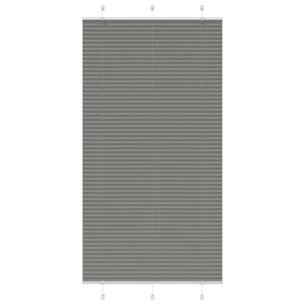 Estor Plisado Antracita 105x200 cm Tela Ancho 104.4cm Poliéster D