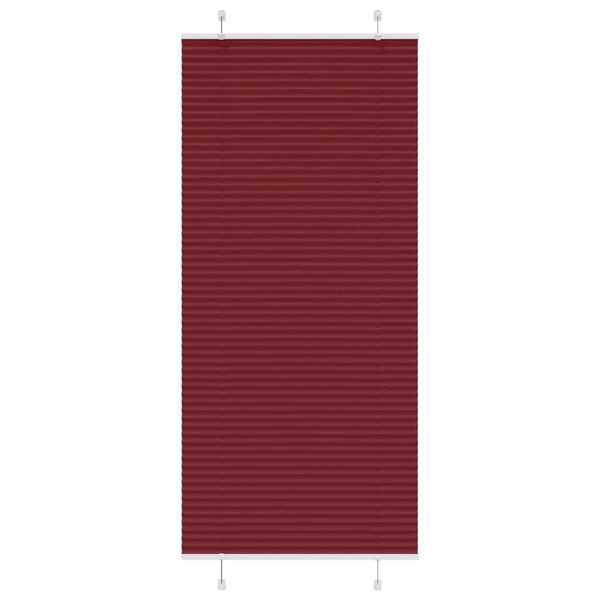 Estor Plisado rojo burdeos 95x200 cm Tela Ancho 94.4 cm D