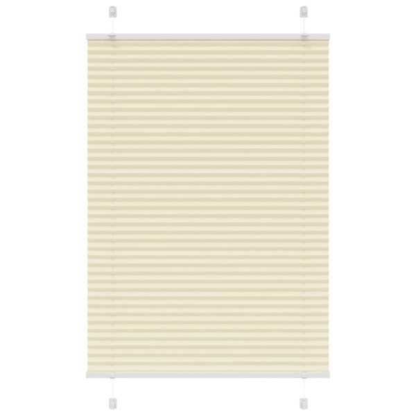 Estor Plisado crema 90x150 cm Tela Ancho 89.4 cm Poliéster D