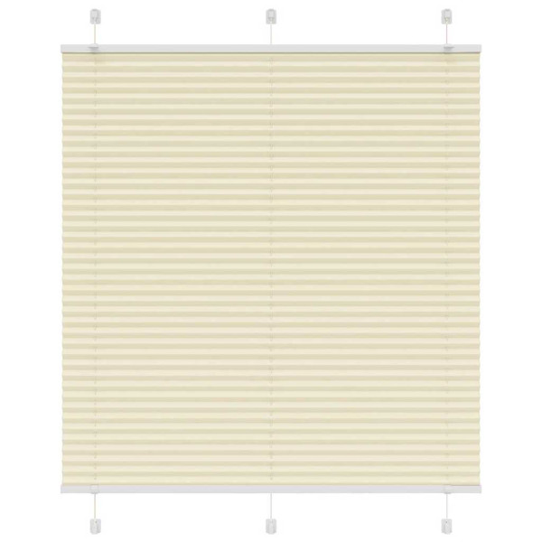 Estor Plisado crema 115x100 cm Tela Ancho 114.4 cm Poliéster D