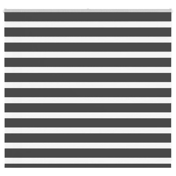 Estor cebra negro 165x100 cm tejido ancho 160.9 cm poliéster D