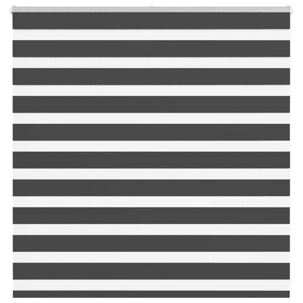 Estor cebra negro 140x100 cm tejido ancho 135.9 cm poliéster D
