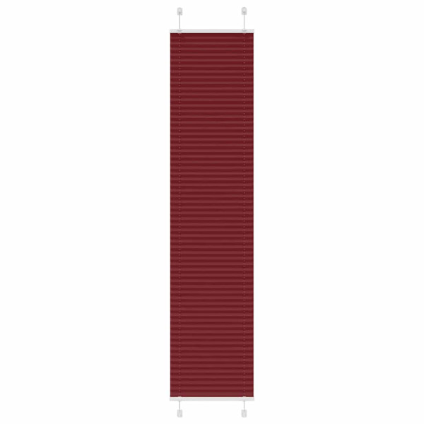 Estor Plisado rojo burdeos 45x200 cm Tela Ancho 44.4 cm D